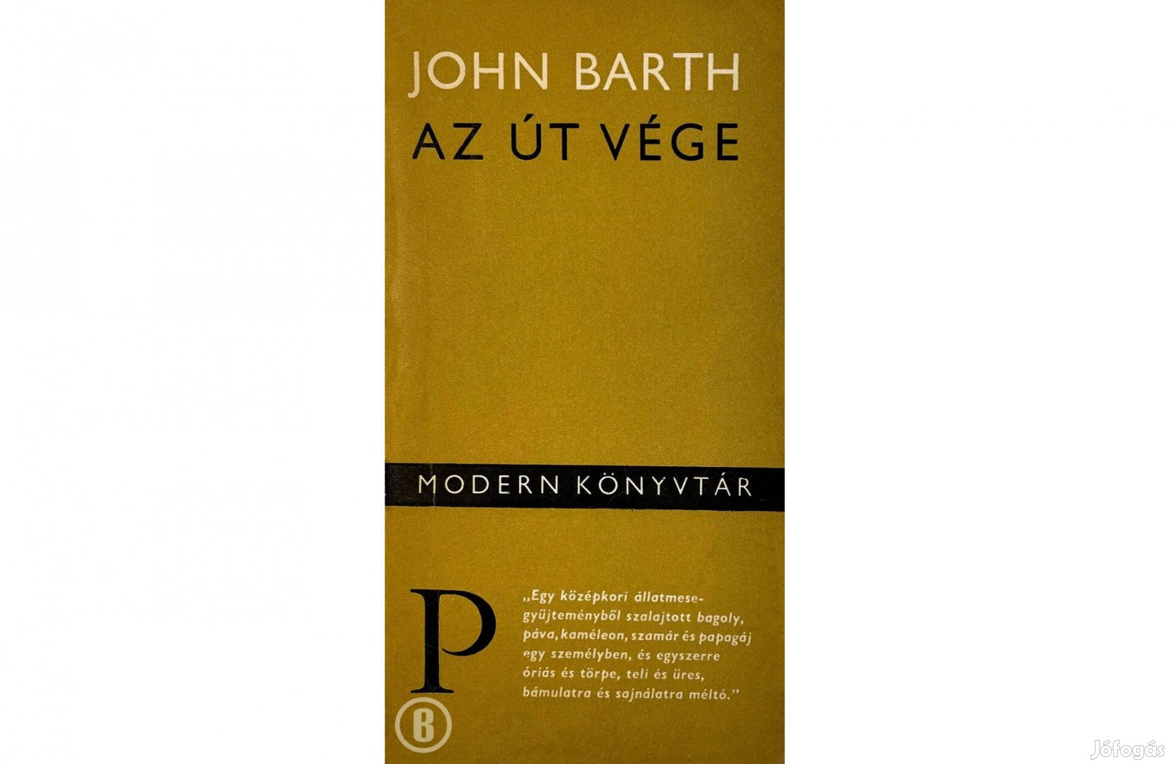 J. Barth: Az út vége