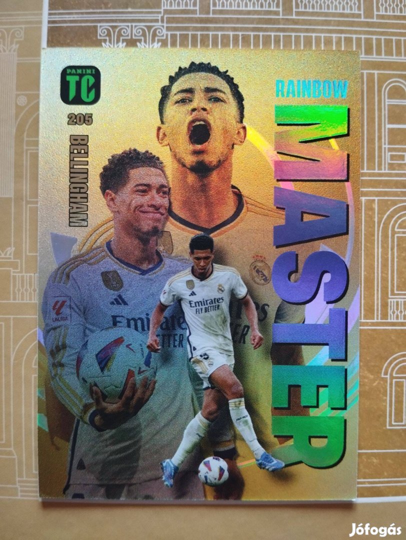 J. Bellingham (Real Madrid) Max Power Rainbow Master 2024 focis kártya