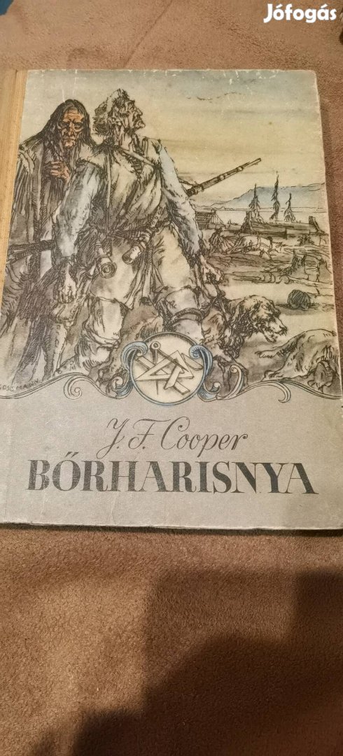 J. F. Cooper Bőrharisnya könyv 1964 kiadású 