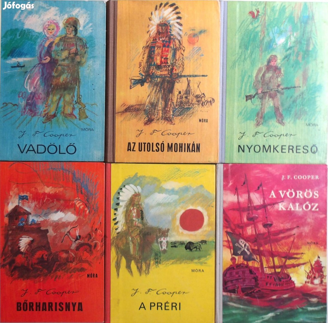 J. F. Cooper könyvek