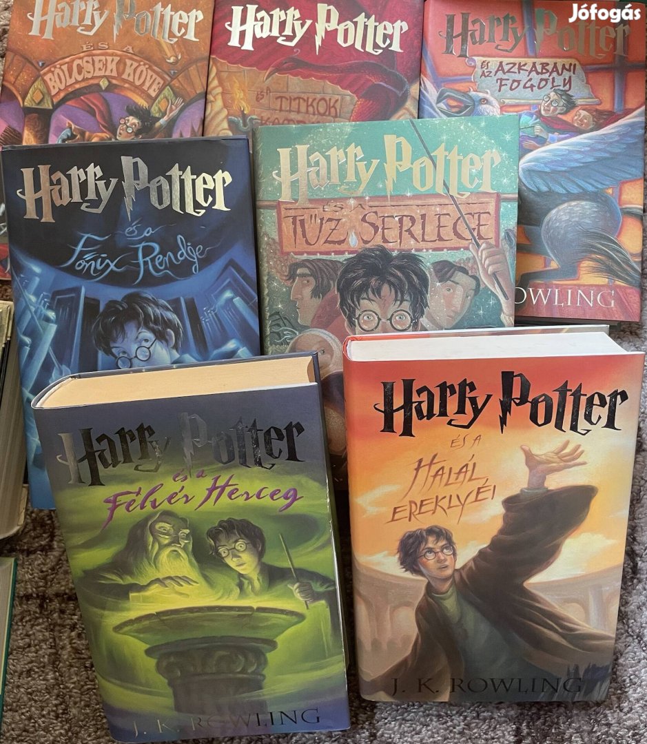 J. K. Rowling: Harry Potter 1-7.