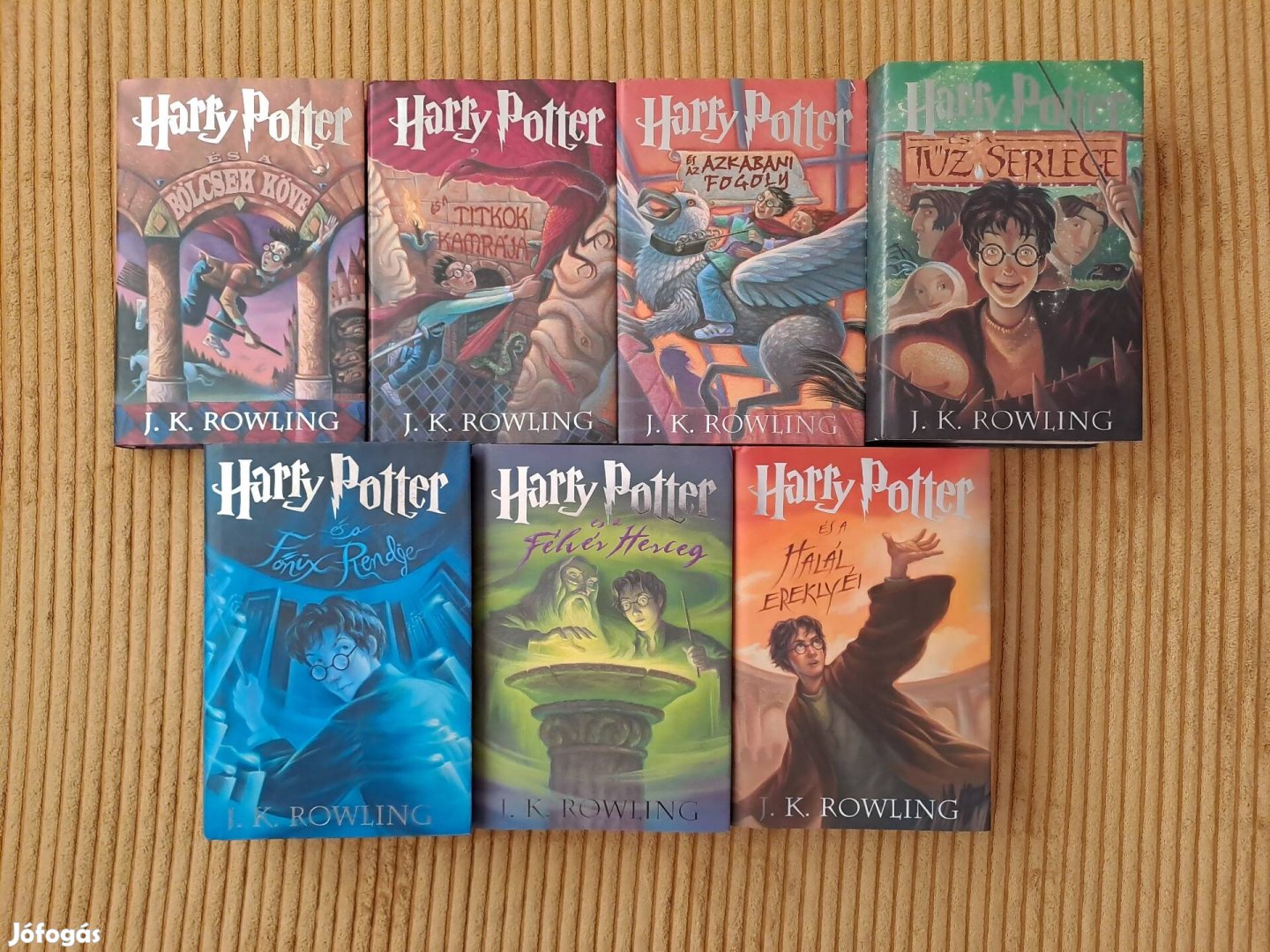 J. K. Rowling: Harry Potter 1-7.