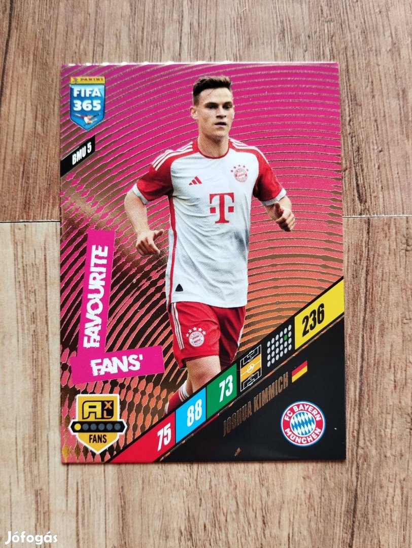 J. Kimmich (Bayern München) FIFA 365 2024 FANS Favourite focis kártya