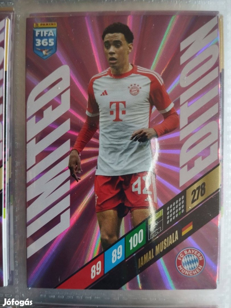 J. Musiala (Bayern München) FIFA 365 2024 Limited edition focis kártya