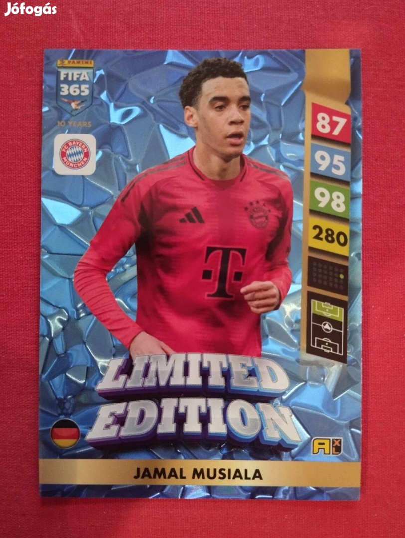 J. Musiala (Bayern München) FIFA 365 2025 Limited Edition focis kártya