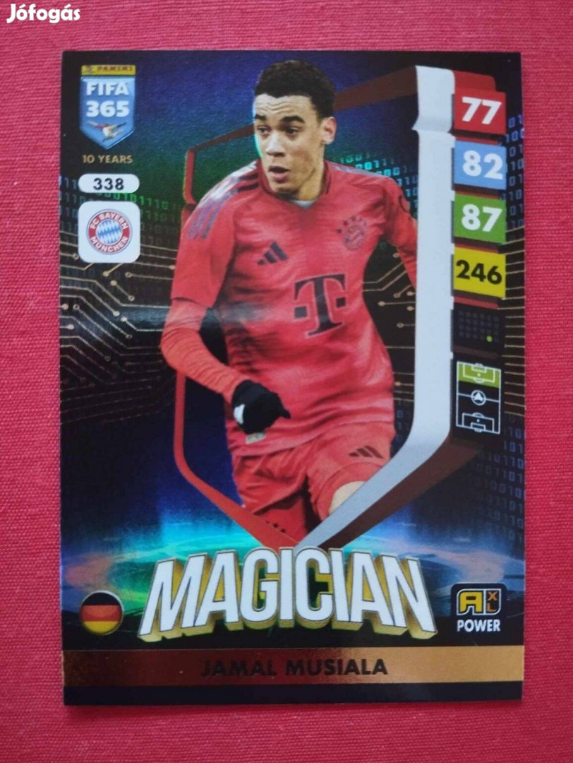 J. Musiala (Bayern München) FIFA 365 2025 Power Magician focis kártya