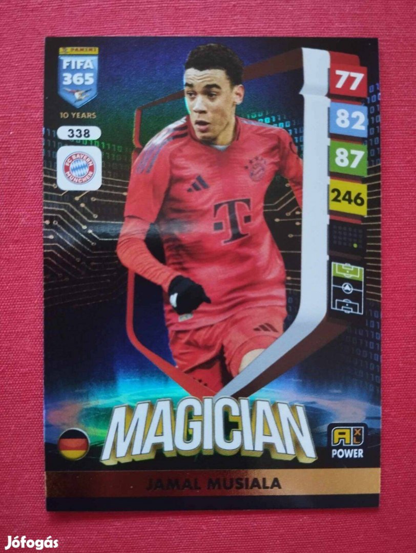 J. Musiala (Bayern München) FIFA 365 2025 Power Magician focis kártya