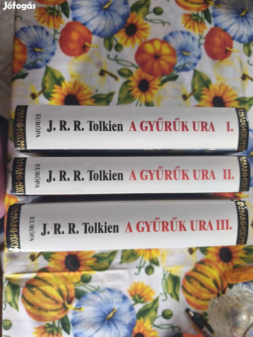 J. R. R. Tokien Gyűrűk ura I-III. könyv eladó