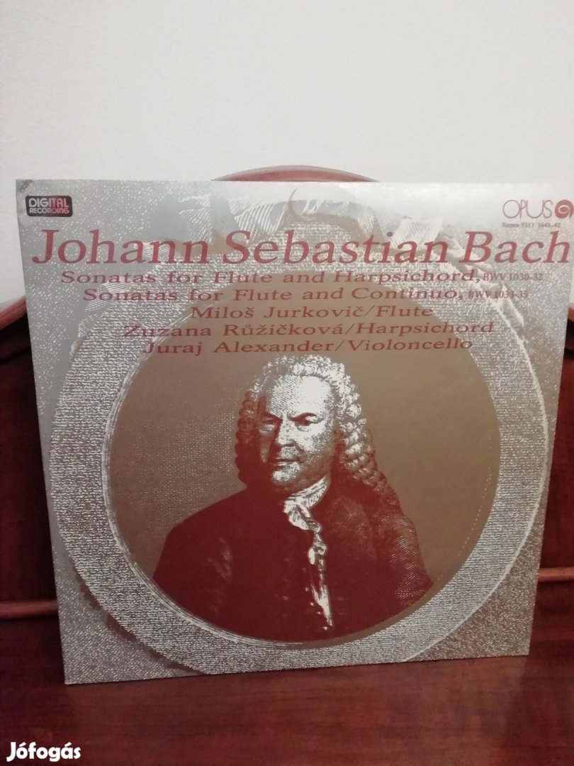 J. S. Bach: Szonáták, bakelit 