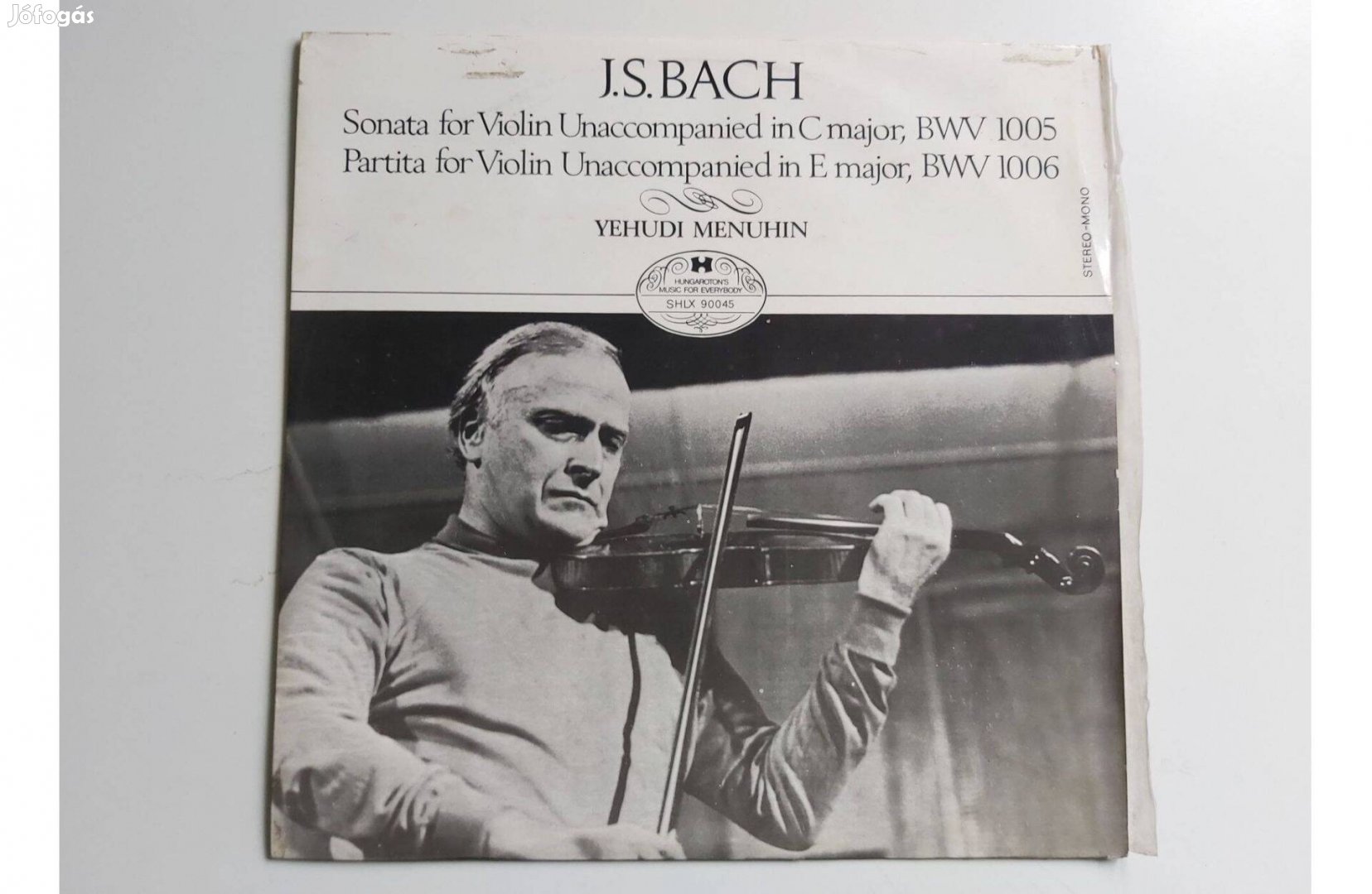 J. S. Bach - Sonata For Violin Unaccompanied In C Major, BWV 1005 (LP)