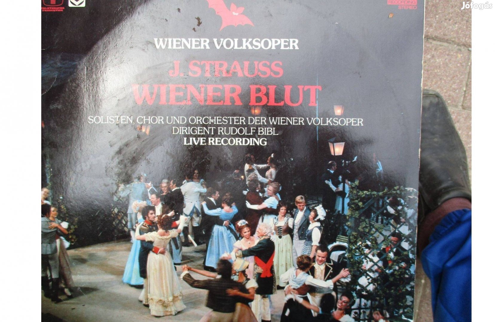 J. Strauss Wiener Blut dupla bakelit hanglemez eladó