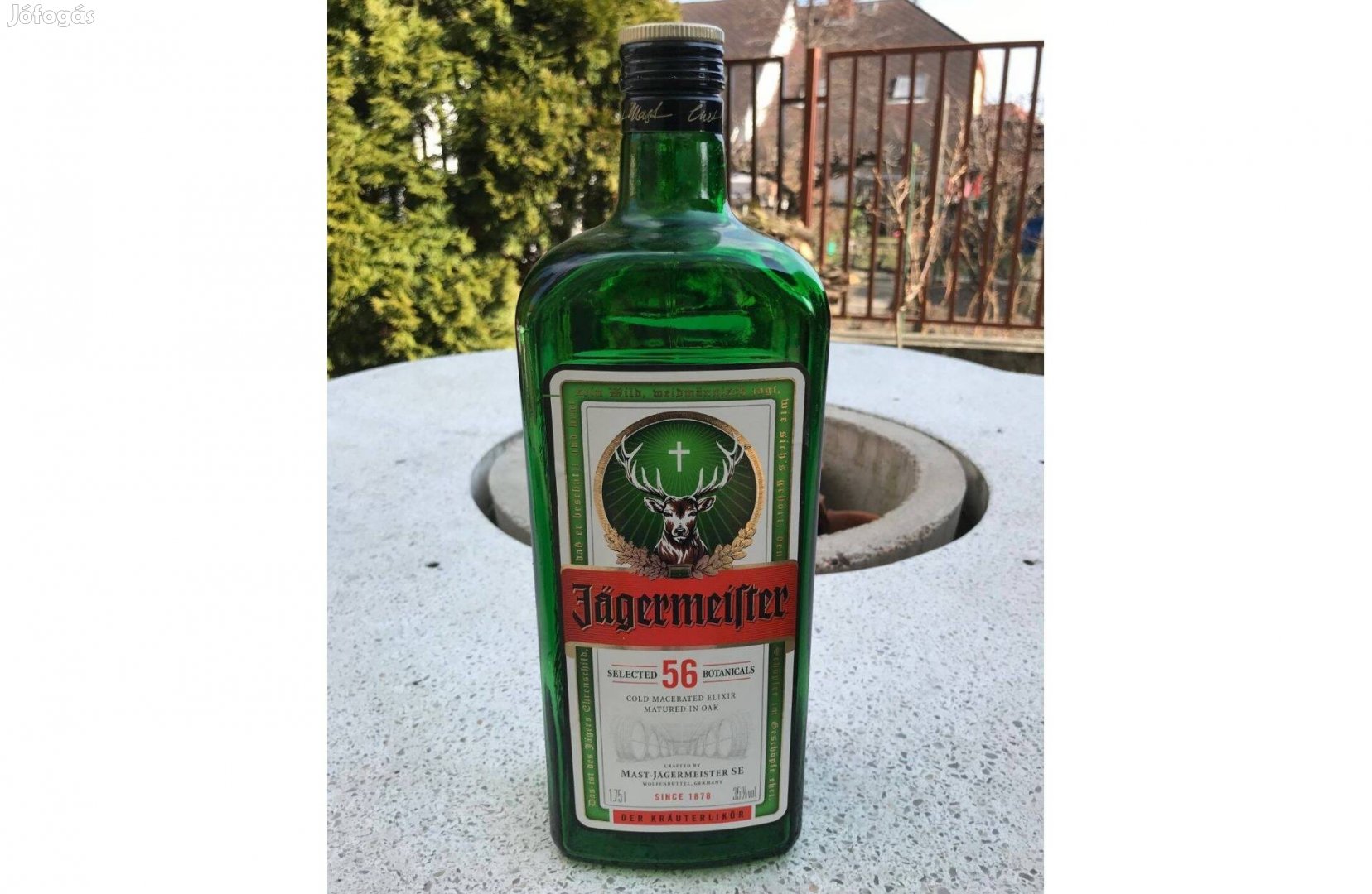 Jägermeißter 1,75 liter üveg jägermeister palack, Posta jagermeister