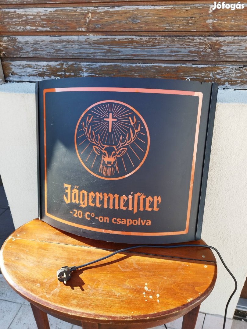 Jägermeister reklám tábla 