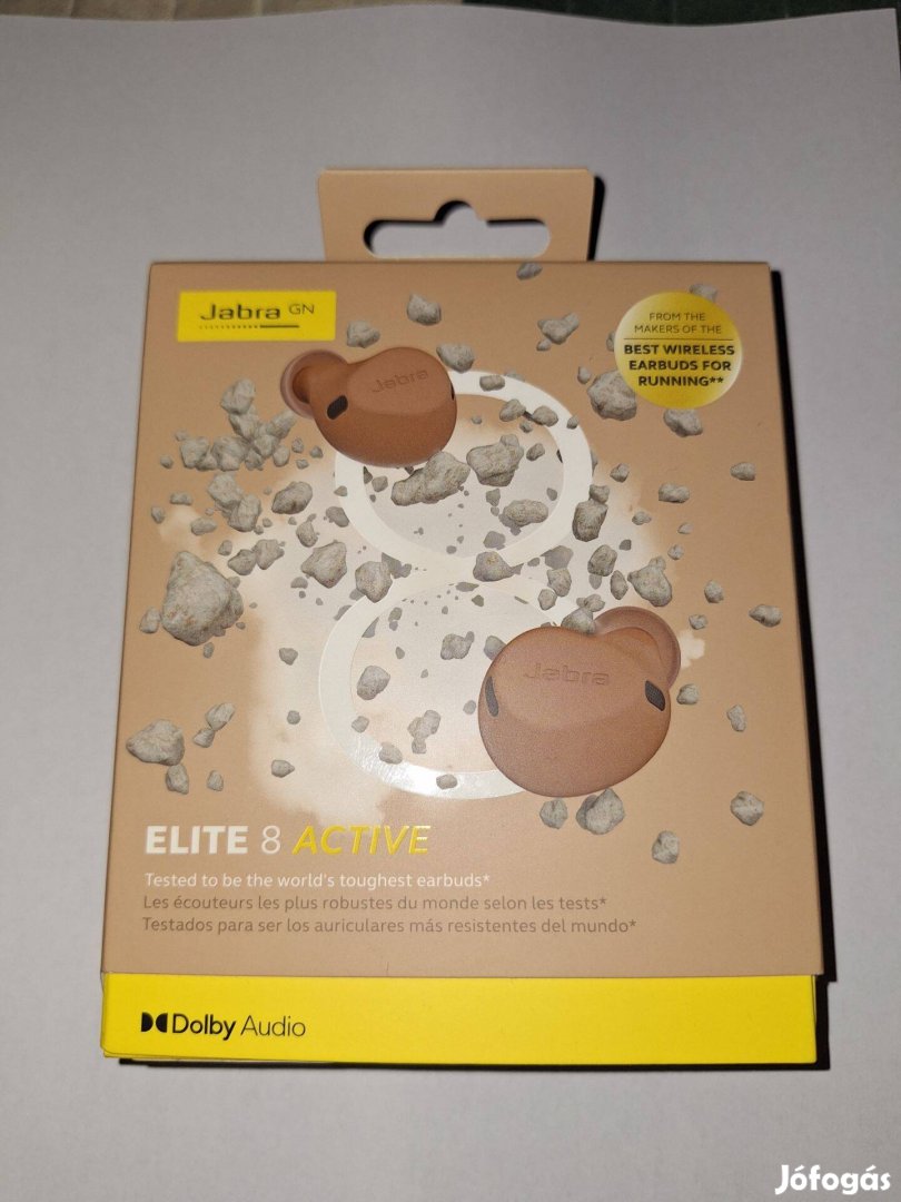 Jabra Elite 8 Active, karamell színű fülhallgató (100-99160902-99)