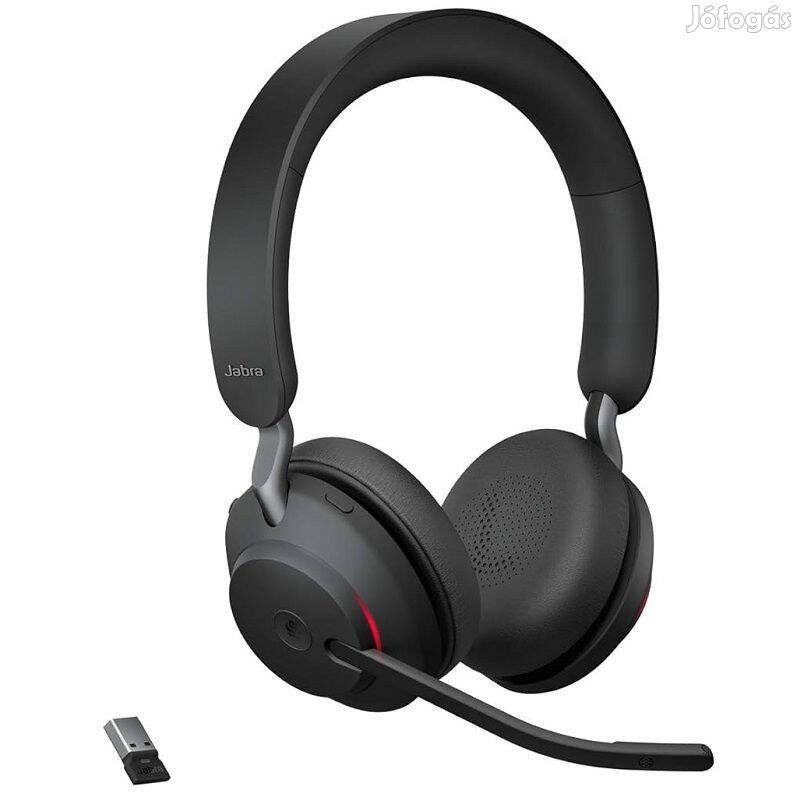 Jabra Evolve2 65 MS Stereo USB-A vezeték nélküli fejhallgató
