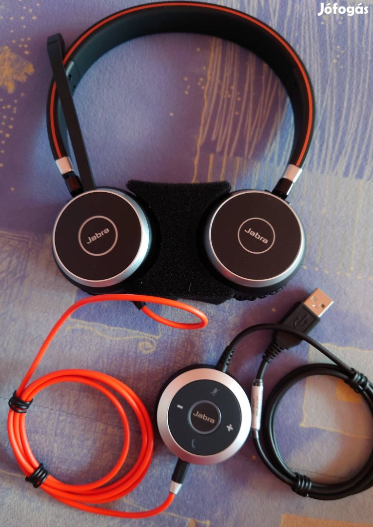 Jabra Evolve 40 MS Stereo Headset Vezetékes Fejpánt Headset  