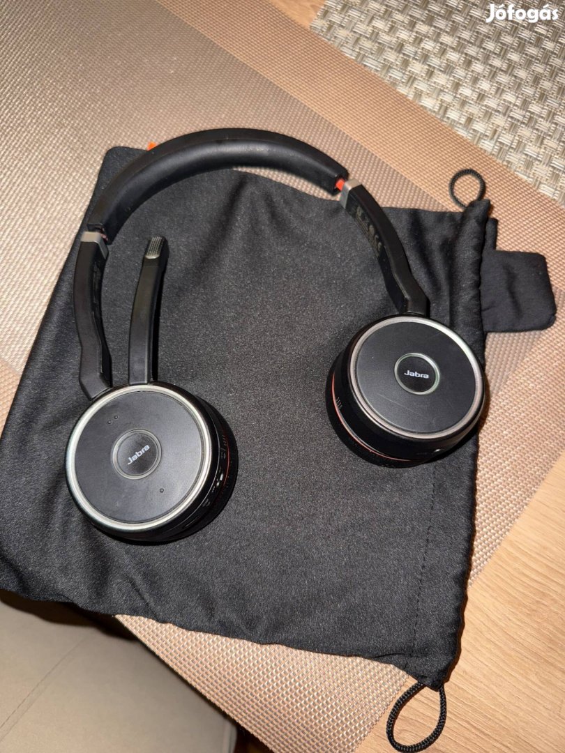Jabra Evolve 75 SE MS Stereo Headset + Charging tand Black