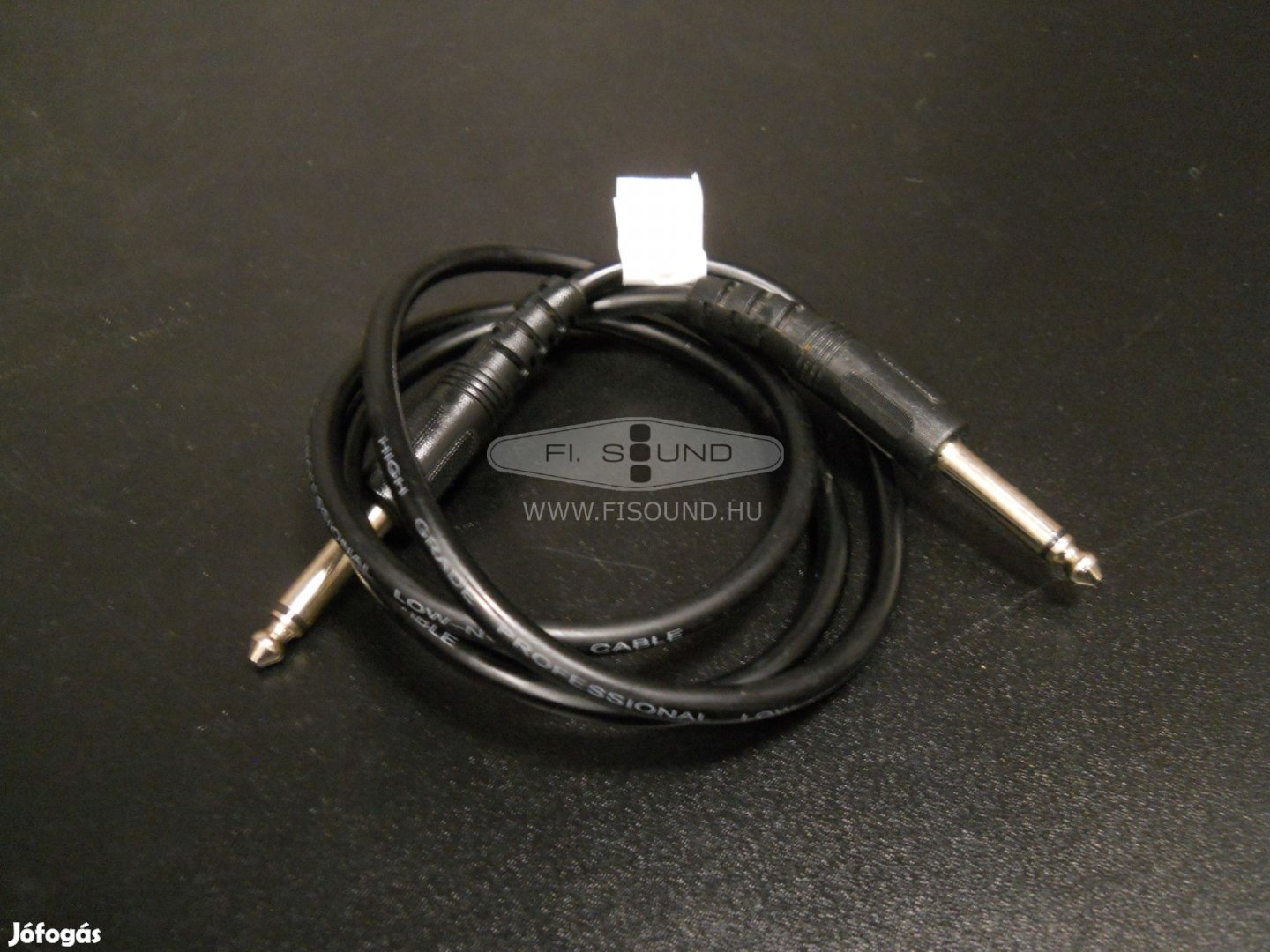 Jack 6,3 - Jack 6,3 ,mono átjátszó kábel 1m-s