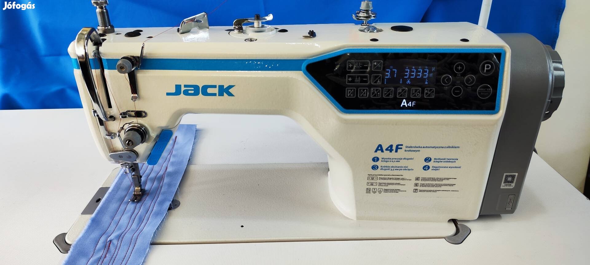Jack A4 típusú ipari gyorsvarrógép garanciával eladó 
