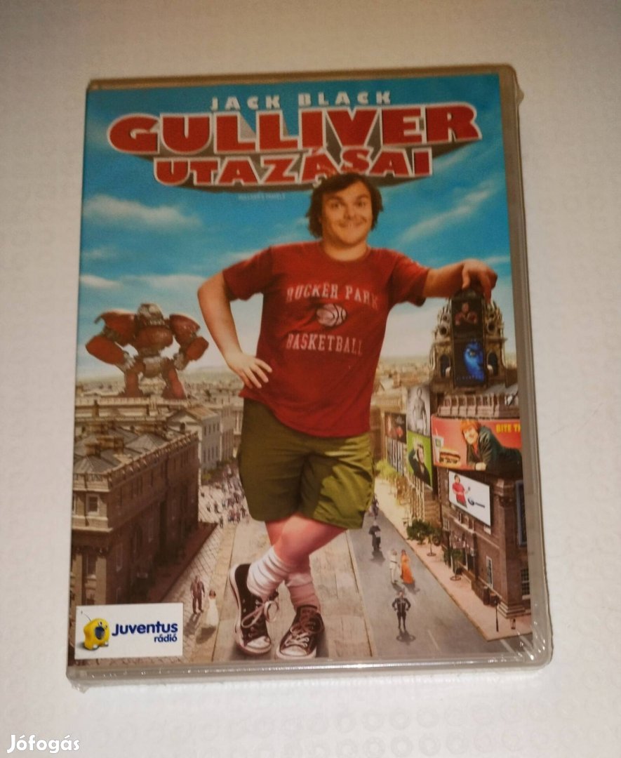 Jack Black Gulliver Utazásai dvd bontatlan 