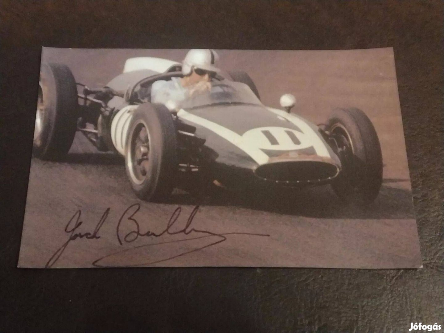 Jack Brabham 3x Forma-1 világbajnok aláírása