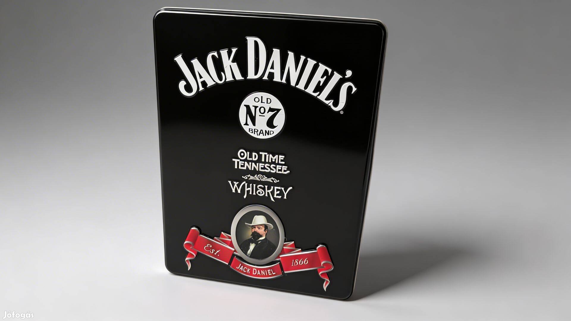 Jack Daniels díszdoboz pohárral USA verzió whiskey whiskey