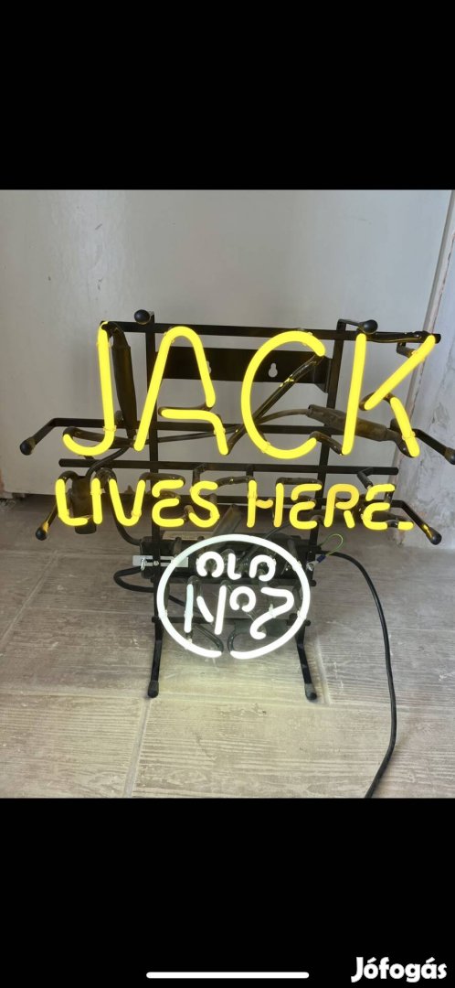 Jack Daniels eredeti húzott neon reklám 