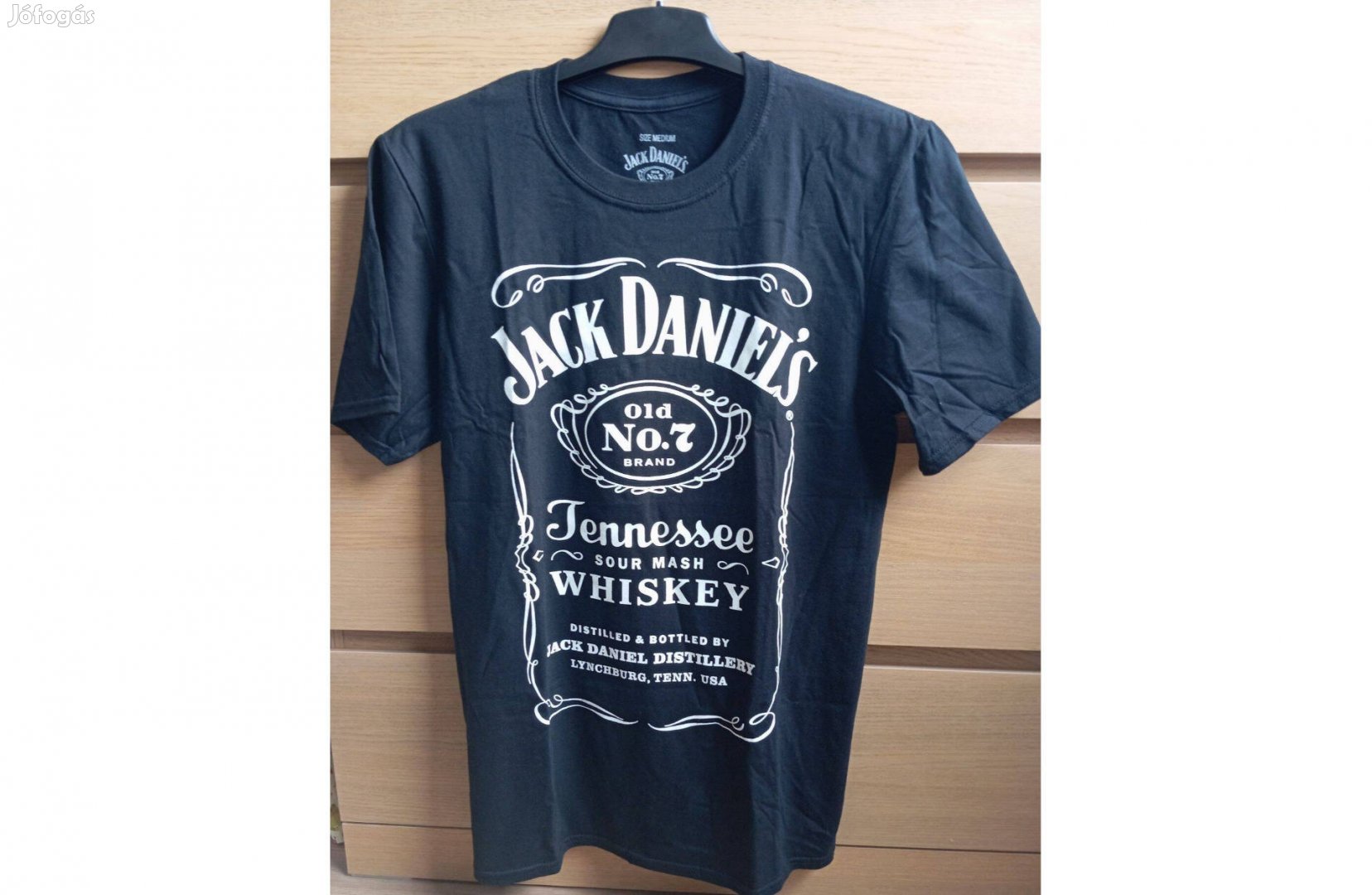 Jack Daniels fekete póló (M méret)