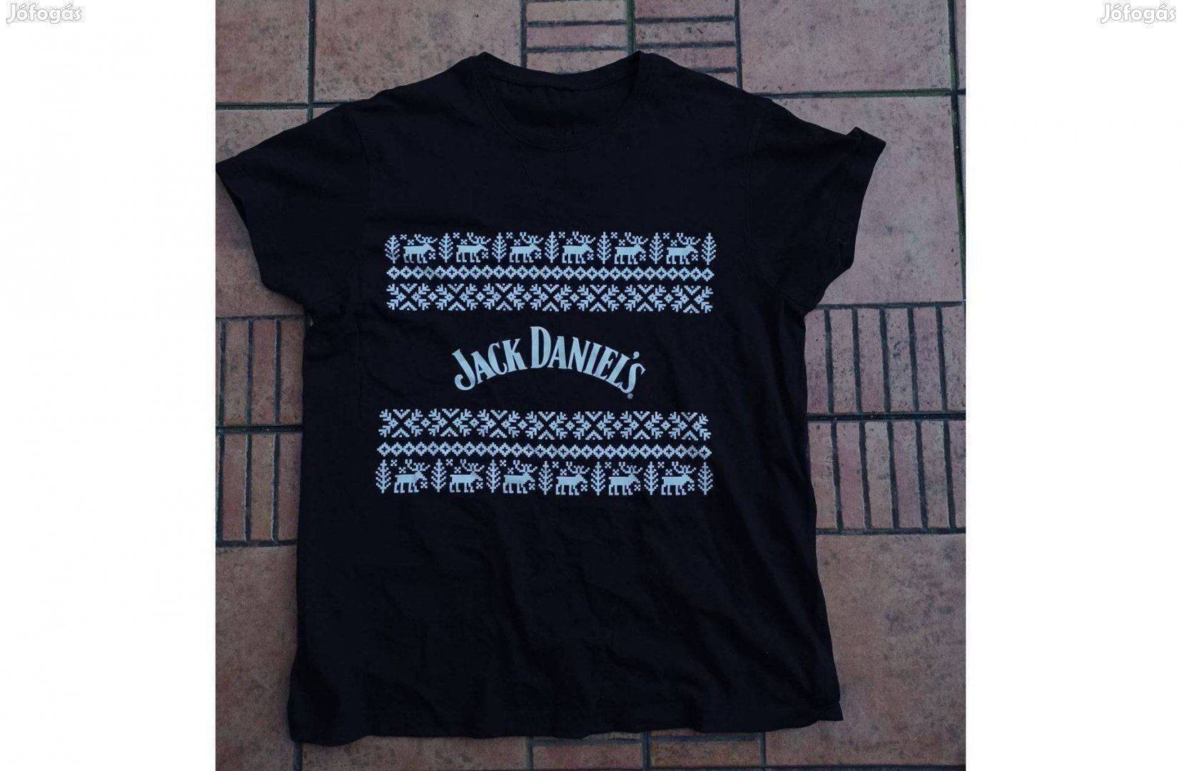 Jack Daniels feliratos karácsonyi póló M L