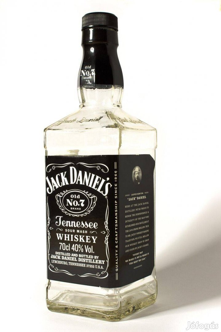 Jack Daniels üres üvegek