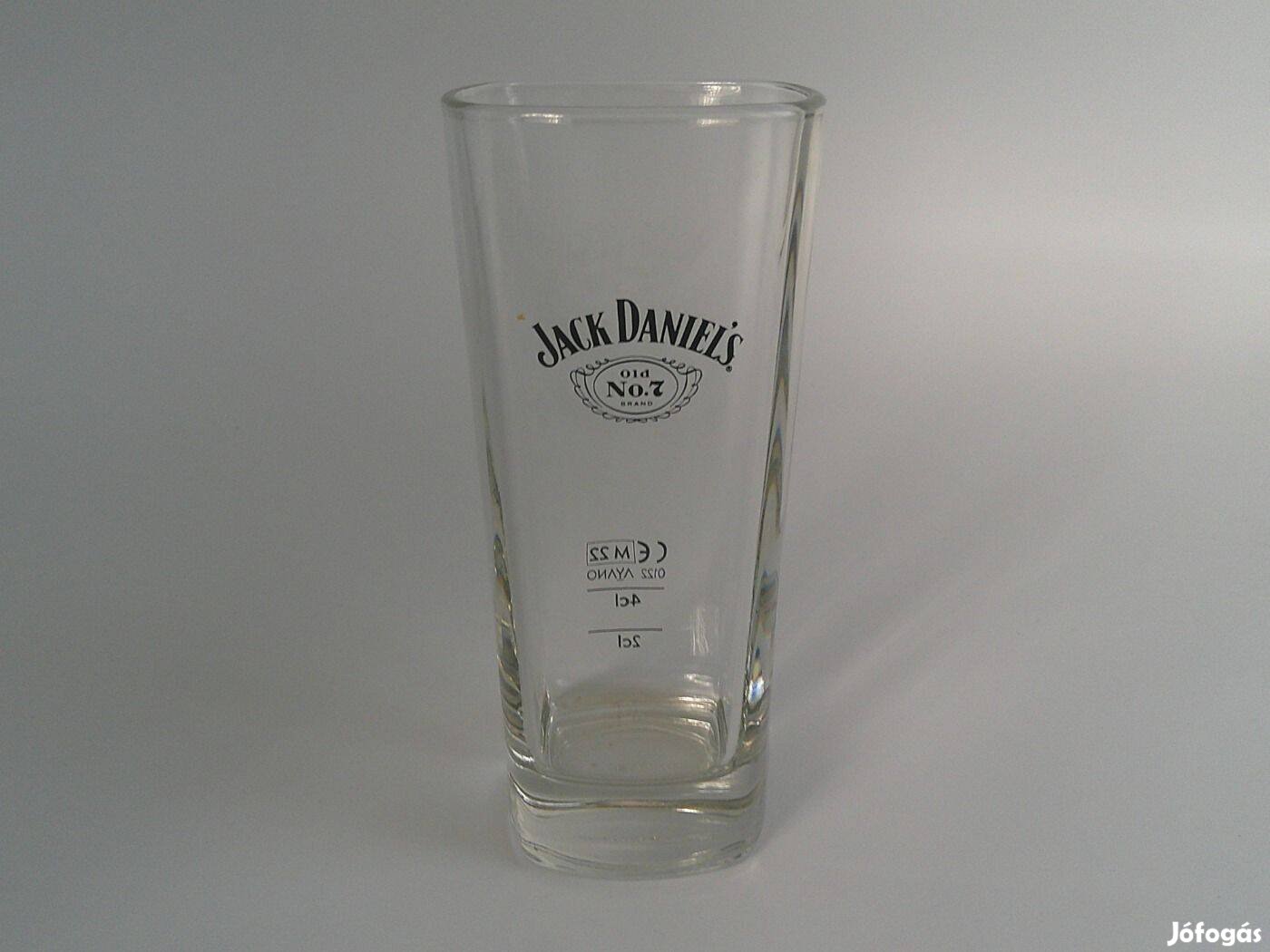 Jack Daniels üveg pohár