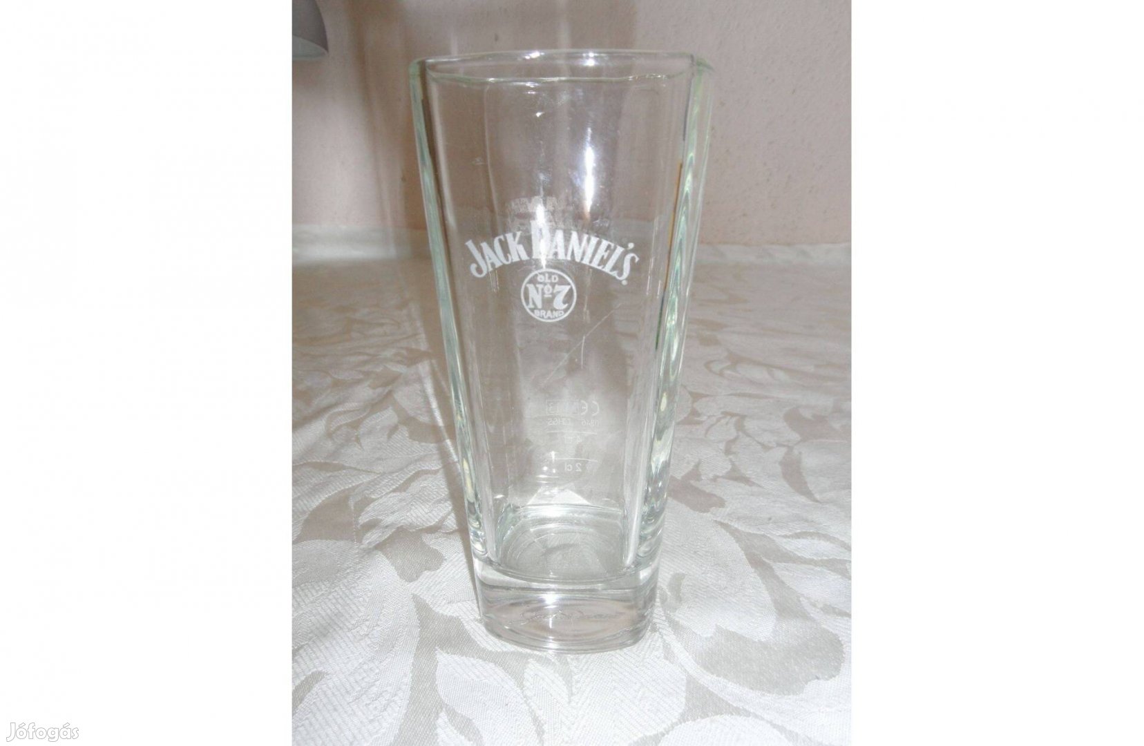 Jack Daniels üveg pohár