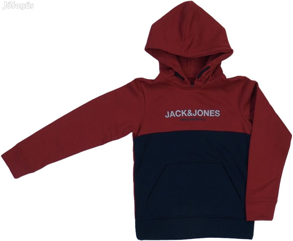 Jack&Jones Új (címkés) Fiú Kapucnis pulóver (Méret: 140)