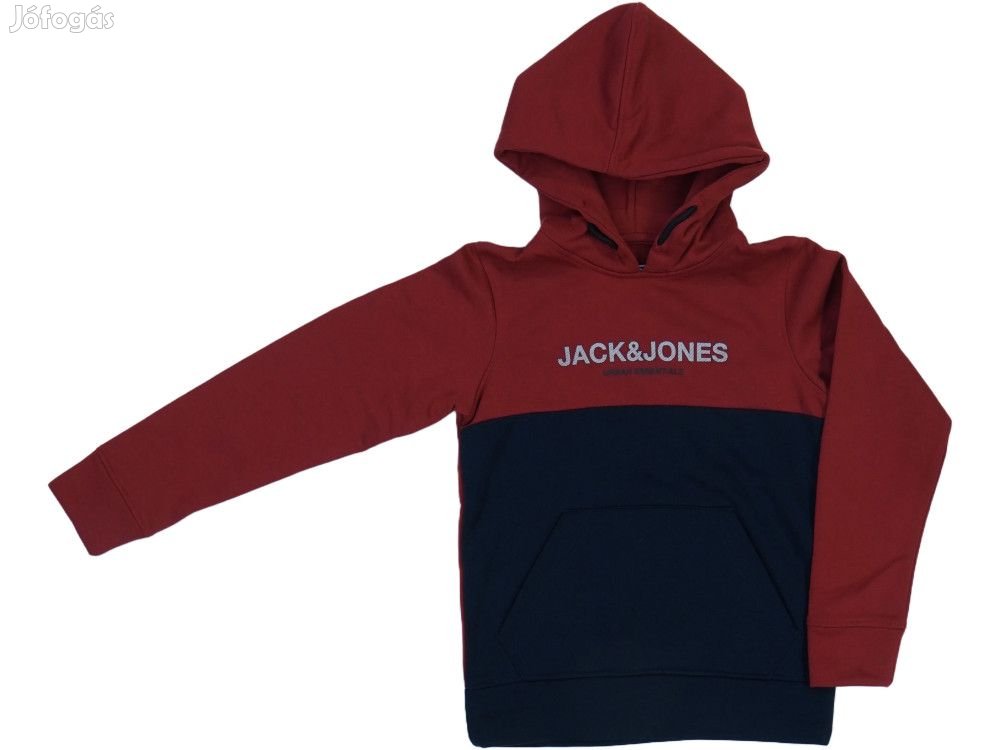 Jack&Jones Új (címkés) Fiú Kapucnis pulóver (Méret: 140)