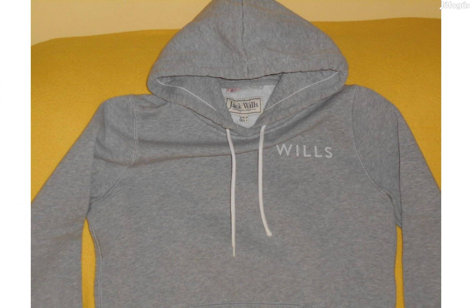 Jack Wills márka, kapucnis, kenguruzsebes pulóver. UK: 10. S-es