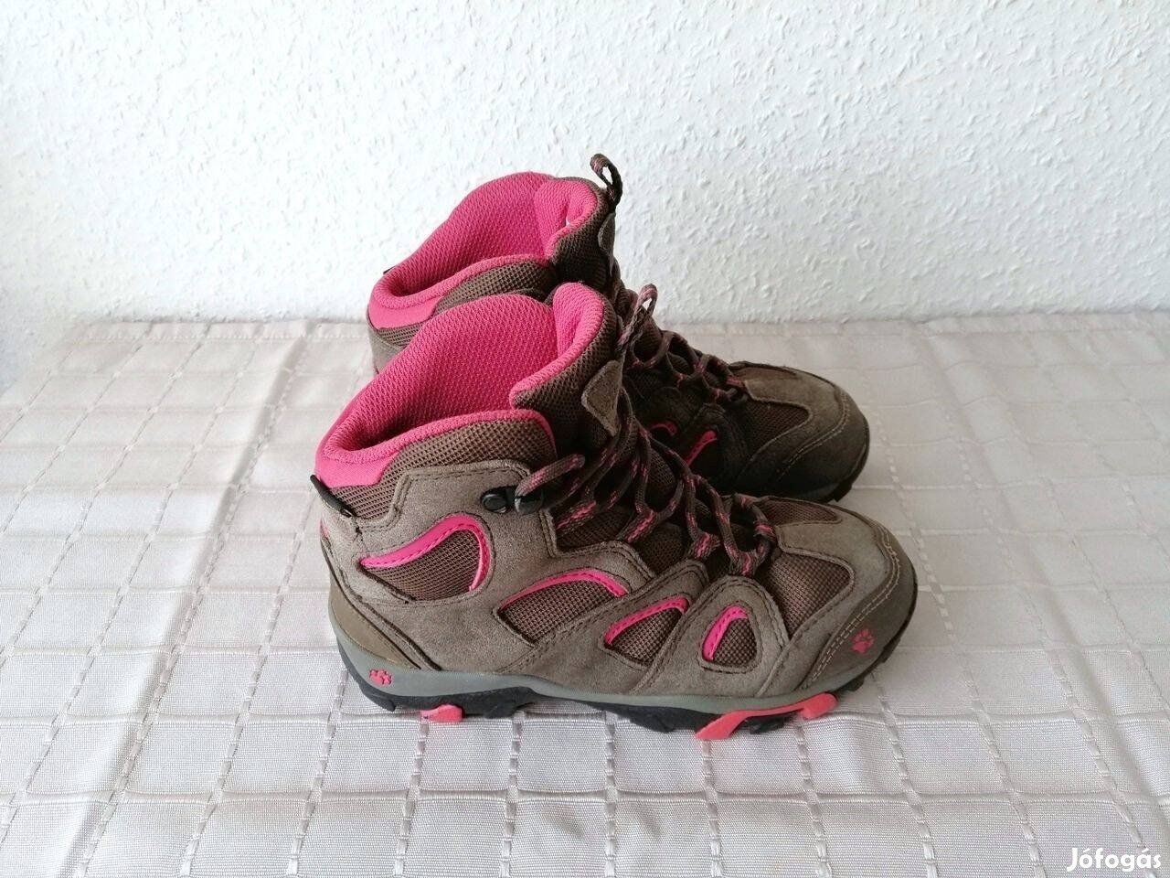 Jack Wolfskin lányka túrabakancs 33-as