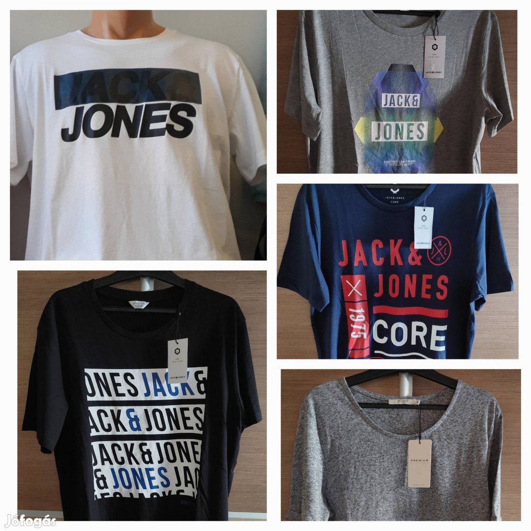 Jack & Jones férfi pólók, ruhacsomag eladó 