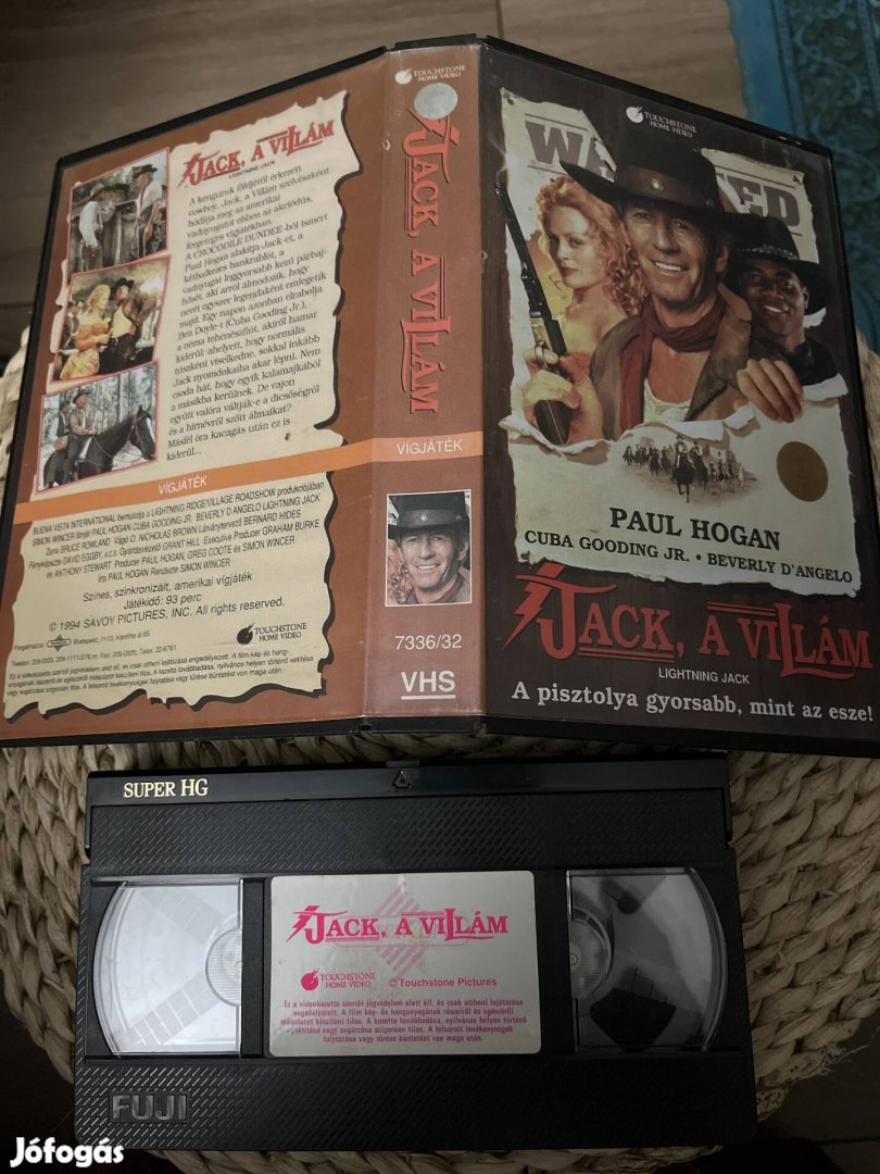 Jack a villám vhs film