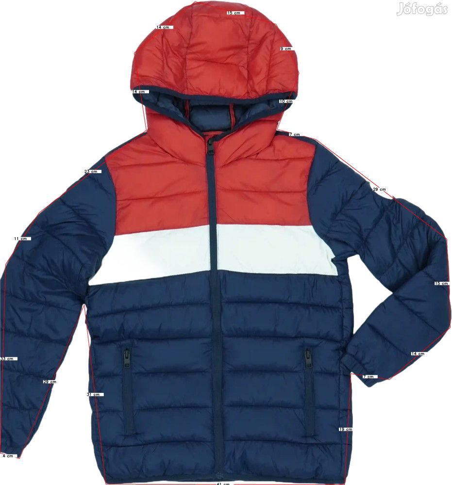 Jack&amp;Jones Új (címkés) Fiú Télikabát (Méret: 152)