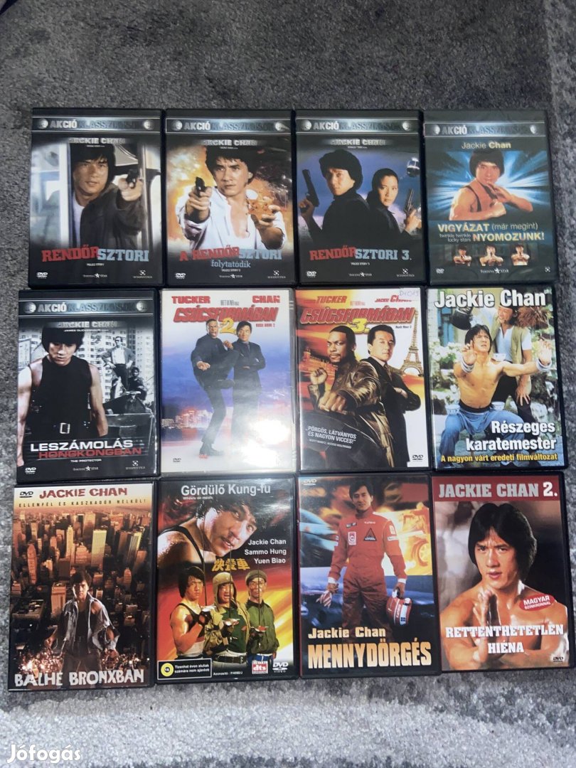 Jackie Chan dvd pack egyben!
