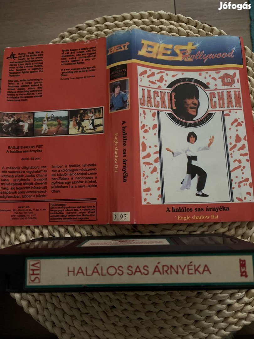 Jackie Chan halálos sas árnyéka vhs