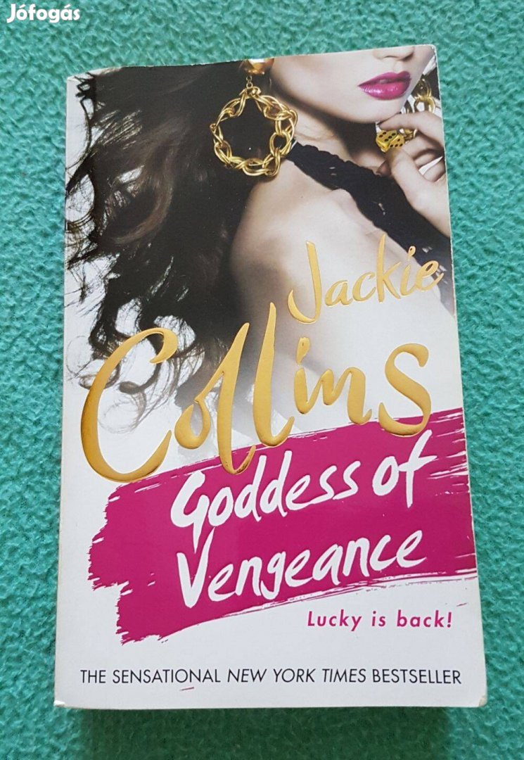 Jackie Collins: Goddess of Vengeance könyv (A bosszú istennője), angol