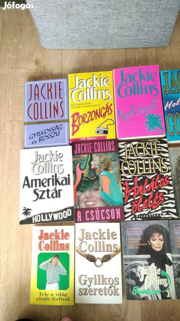 Jackie Collins könyvek 
