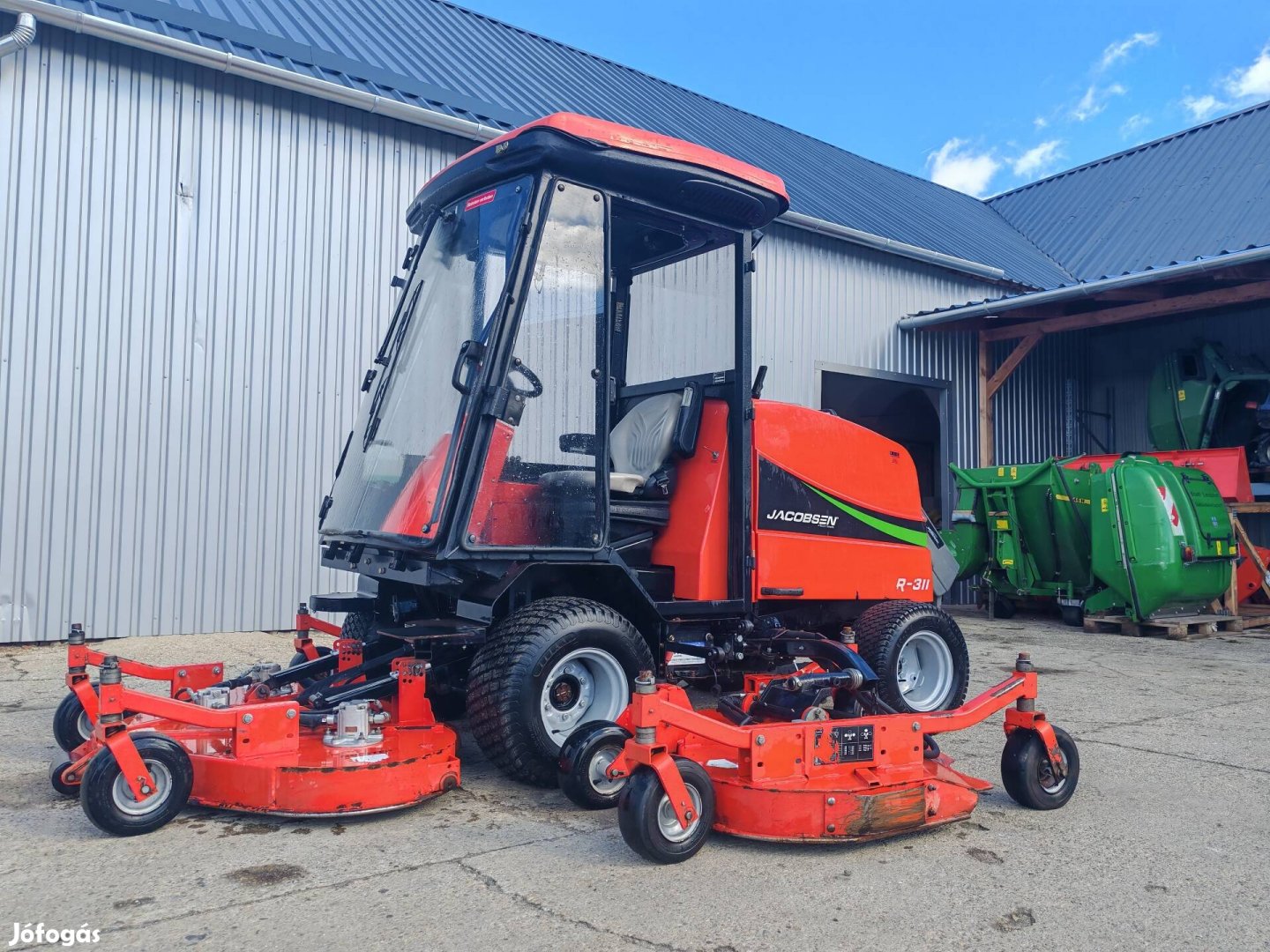 Jacobsen Ar311 ipari fűnyíró 3.3m kubota diesel 50le john deere 