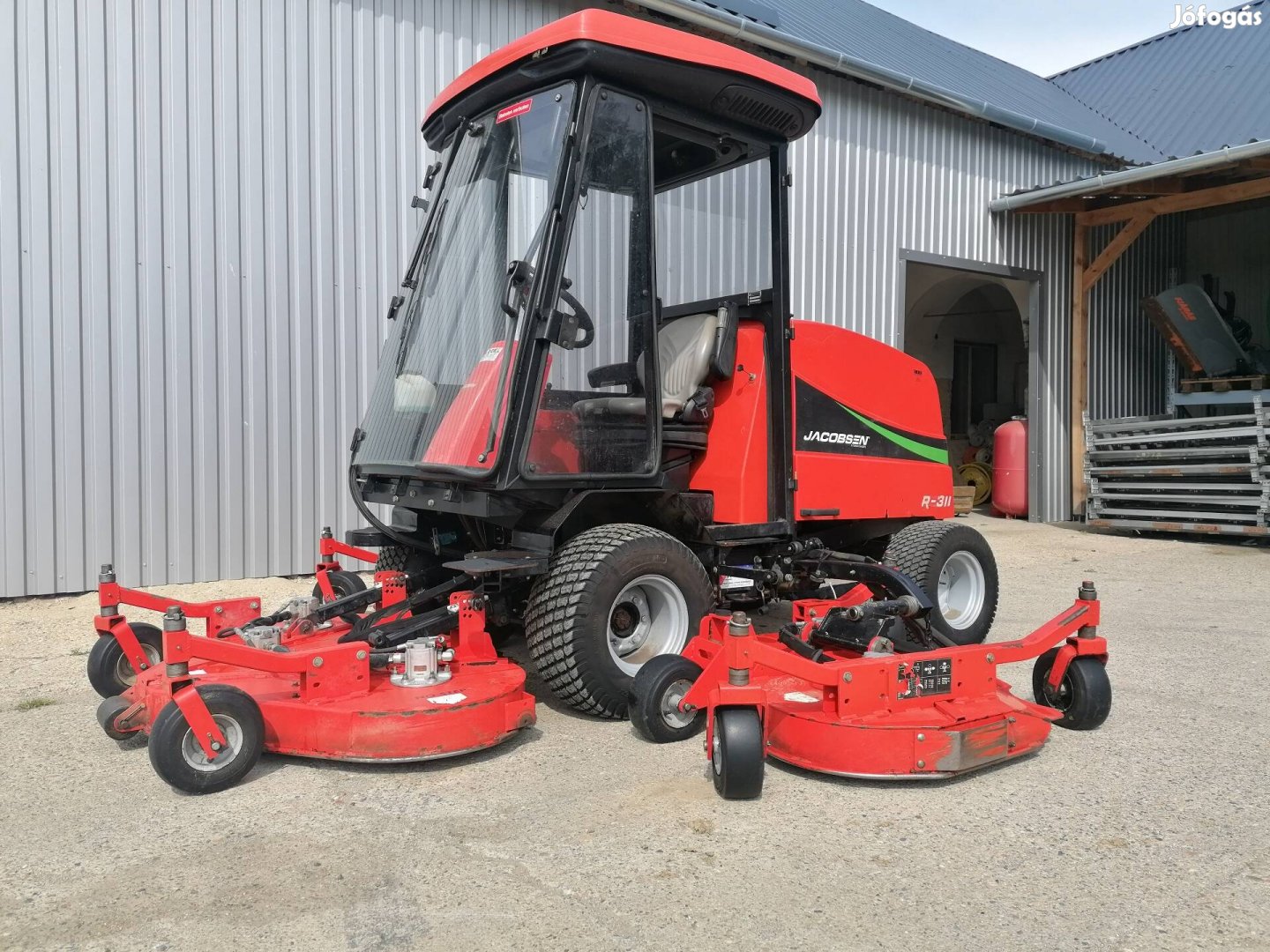 Jacobsen R-311 ipari fűnyíró kubota diesel John deere Összkerékhajtás 