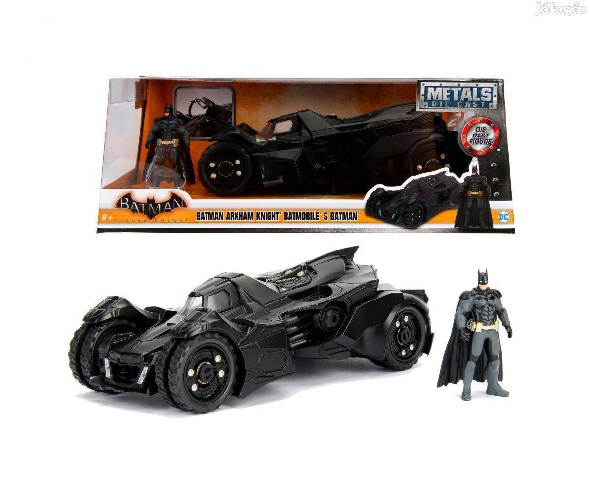 Jada Batman Arkham Knight Batmobile 1:24 modell & Batman figura