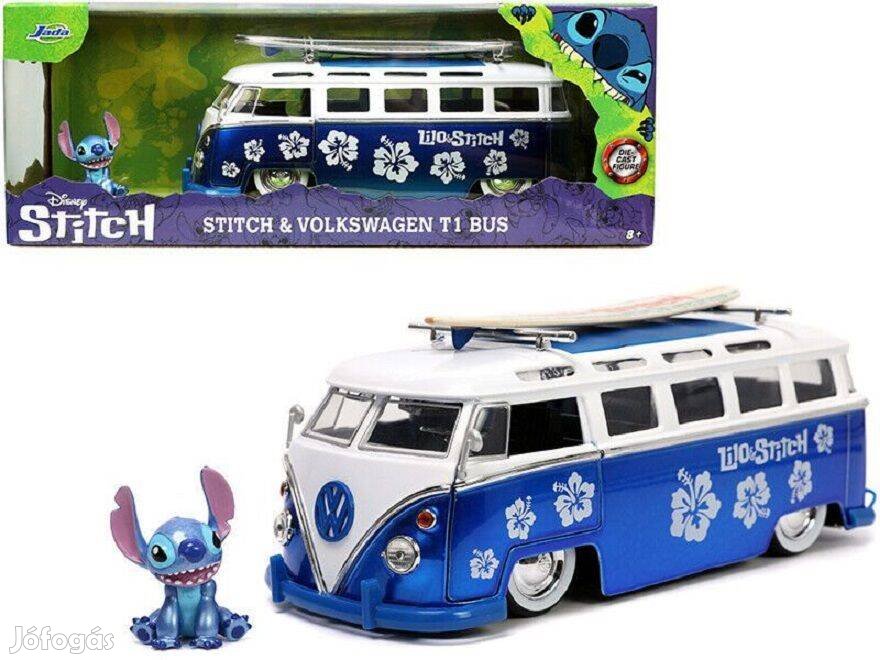 Jada Stich figura & Volkswagen T1 Bus 1:24 modell