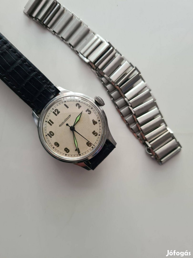 Jaeger Lecoultre 1940 Militari - P478 ! eredeti jelzett acélszíjjal