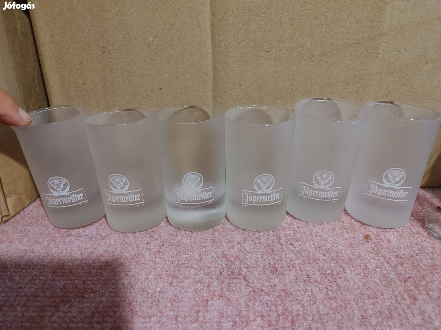 Jagermaister poharak 6 db