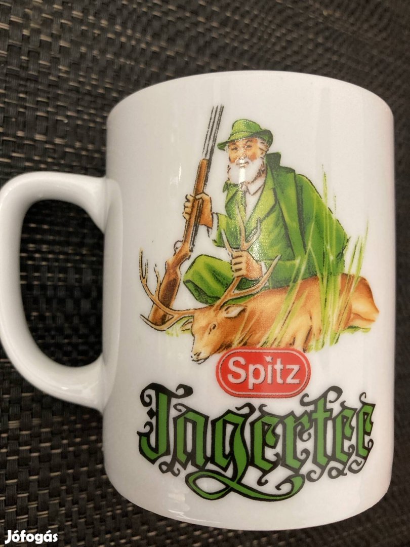 Jagertee vadászos porcelán bögre csésze!